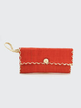 Load image into Gallery viewer, Wristlet Straw Clutch Bag
