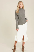 Load image into Gallery viewer, Gray Dolman Style Sweater
