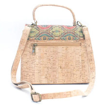 Load image into Gallery viewer, Natural Cork Ladies Crossbody Bag Leaves Flap

