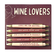 Load image into Gallery viewer, Wine Lovers Pen Set
