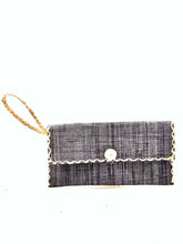 Load image into Gallery viewer, Wristlet Straw Clutch Bag
