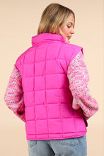 Load image into Gallery viewer, Bright Pink Puffer Padded Vest
