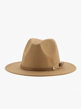 Load image into Gallery viewer, Fedora With Metal Buckle Band
