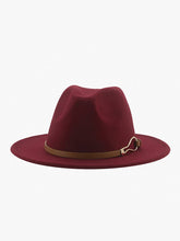 Load image into Gallery viewer, Fedora With Metal Buckle Band
