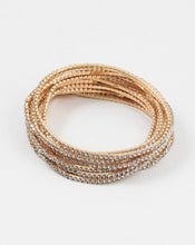 Load image into Gallery viewer, Multi Strand Rhinestone Stretch Bracelets
