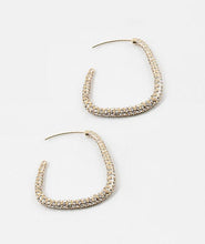 Load image into Gallery viewer, Uneven Gold Hoop Earrings

