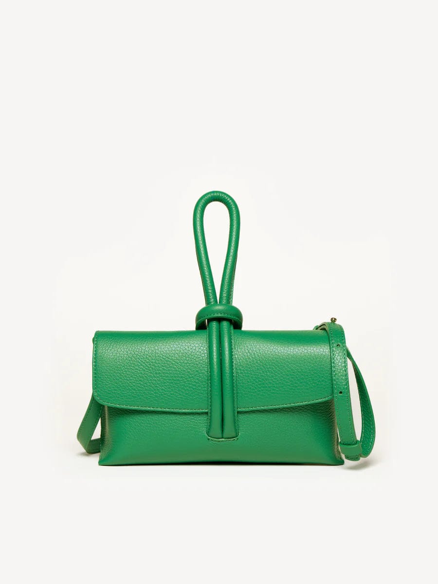 Green Leather Loop Bag