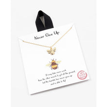 Load image into Gallery viewer, Never Give Up Message Necklace
