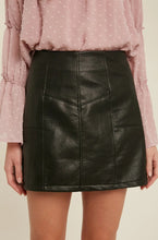 Load image into Gallery viewer, Vegan Leather Mini Skirt
