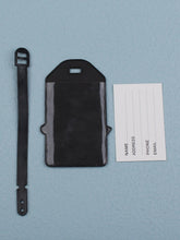 Load image into Gallery viewer, Black away we go luggage tag
