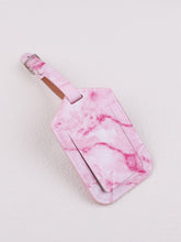 Load image into Gallery viewer, Pink marble do not touch luggage tag
