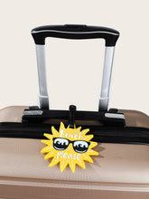 Load image into Gallery viewer, Yellow sun beach Please luggage tag
