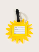 Load image into Gallery viewer, Yellow sun beach Please luggage tag
