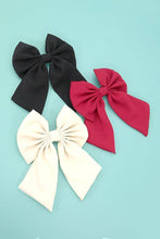 Load image into Gallery viewer, Silk Bow Hair Clip
