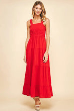 Load image into Gallery viewer, Sleeveless Tiered Maxi Dress
