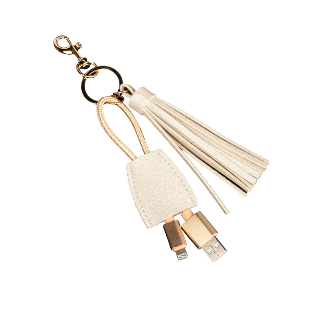 Tassel Keychain with USB Cord