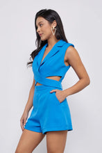 Load image into Gallery viewer, Blue Romper
