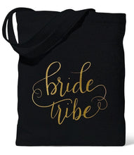 Load image into Gallery viewer, BRIDE TRIBE CANVAS TOTE BAG

