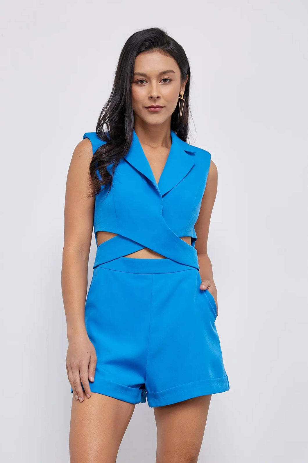 Blue Romper