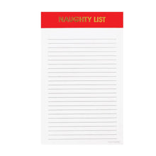 Load image into Gallery viewer, Naughty List Notepad
