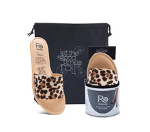 Load image into Gallery viewer, Leopard Print Folding Sandals

