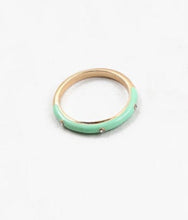 Load image into Gallery viewer, Enameled Rings Size 7
