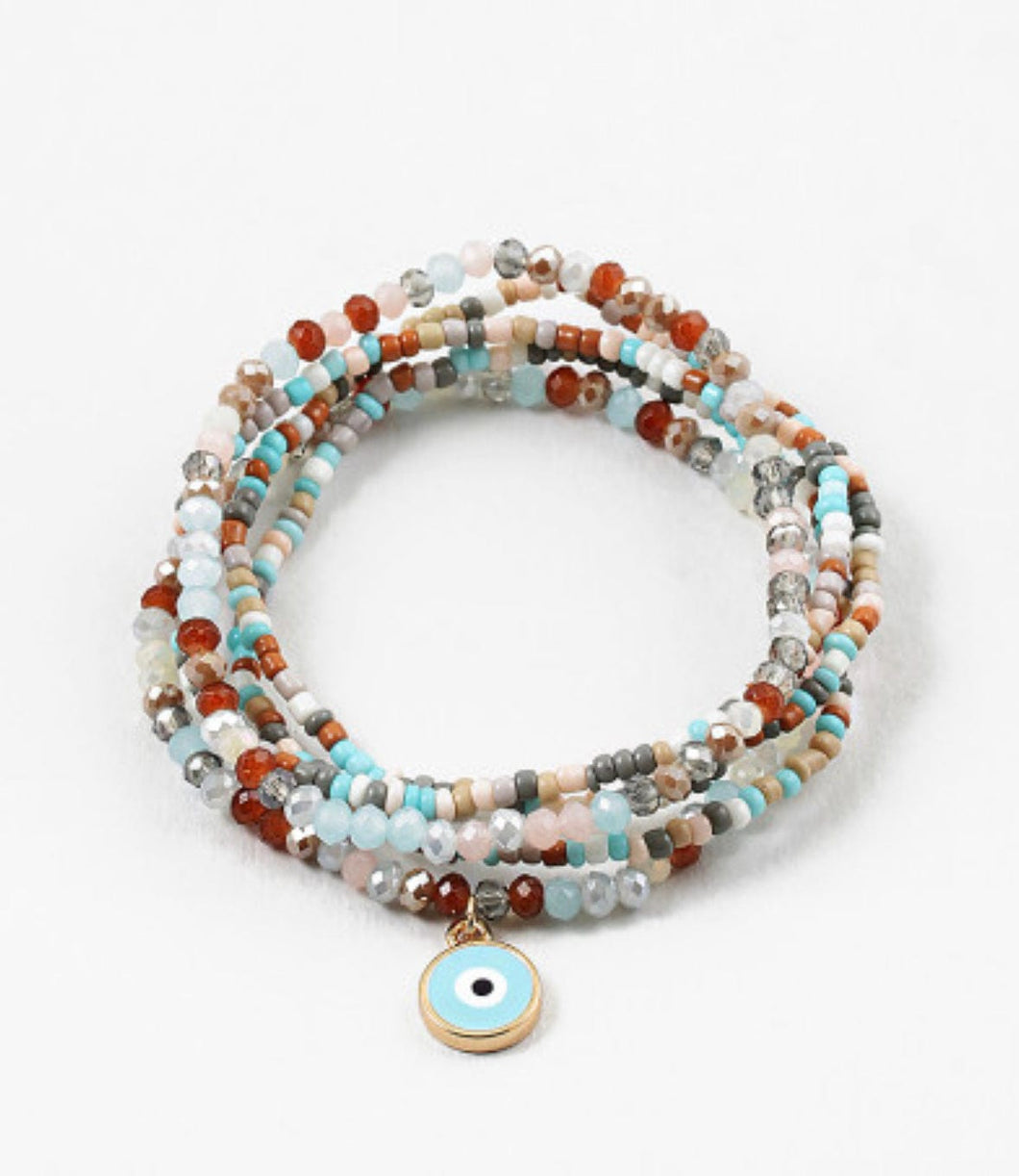 Evil Eye Stretch Bracelet