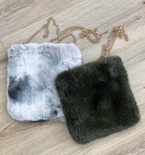 Load image into Gallery viewer, Faux Fur Square Bag

