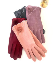 Load image into Gallery viewer, Embroidery Detail Gloves
