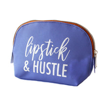 Load image into Gallery viewer, Lipstick and hustle Vegan Leather Cosmetic Bag

