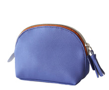 Load image into Gallery viewer, Small Purple Vegan Leather Pouch
