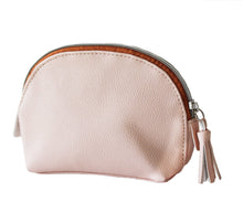 Load image into Gallery viewer, Small Lt Pink Vegan Leather Pouchk
