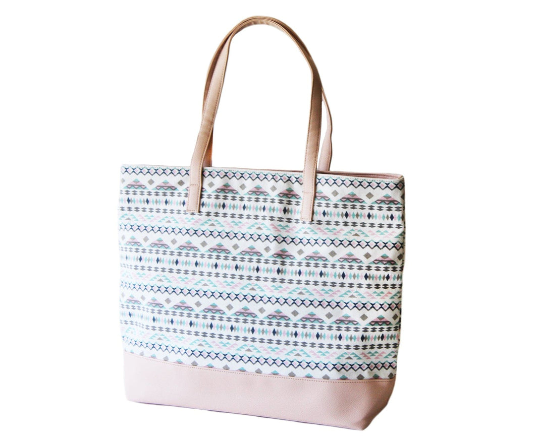 Pastel print and light pink Emily