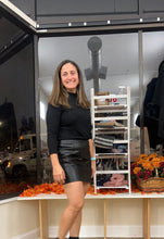 Load image into Gallery viewer, Vegan Leather Mini Skirt

