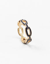 Load image into Gallery viewer, Link Enameled Ring
