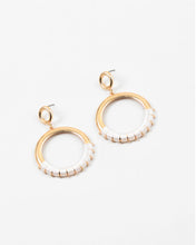 Load image into Gallery viewer, Gold Threaded Bottom Earrings
