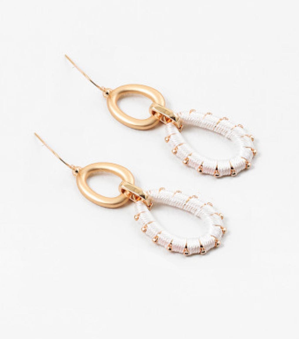 Threaded Drop Earrings