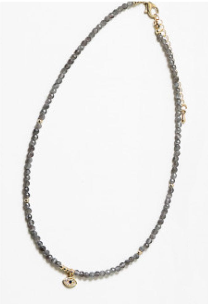 Evil Eye Beaded Necklace