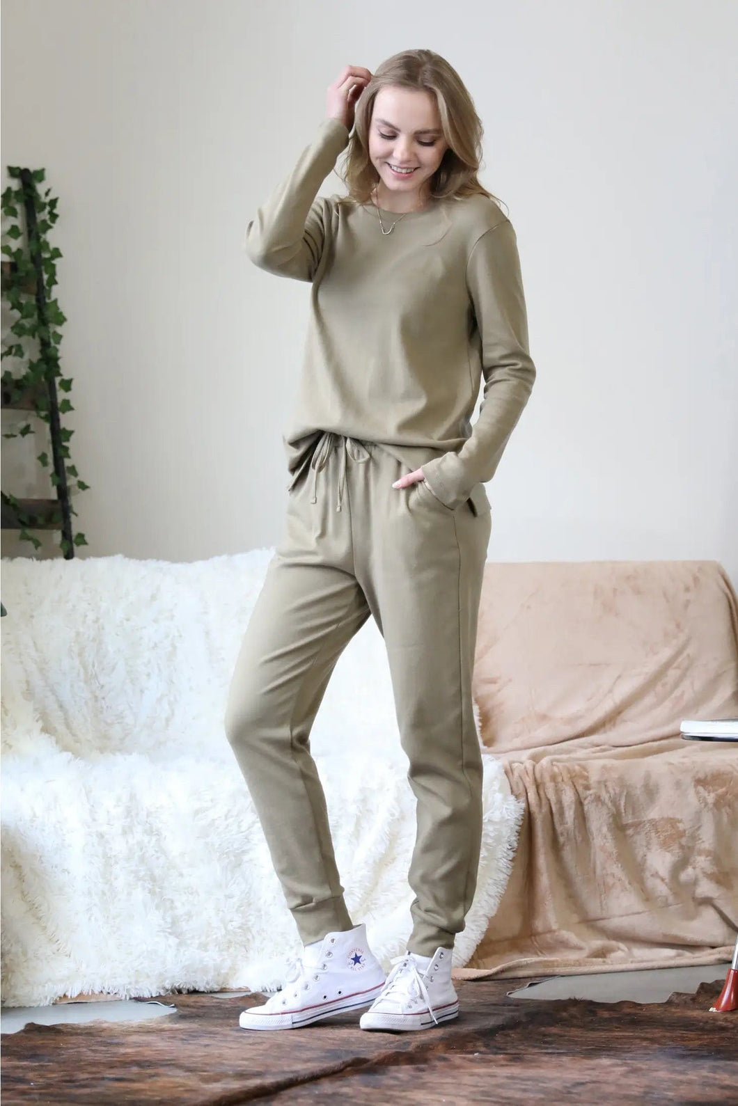 Cotton top & Jogger Set