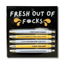 Load image into Gallery viewer, Fresh out of Fucks Pen Set
