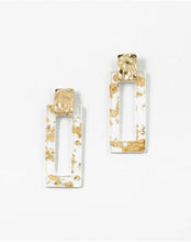 Load image into Gallery viewer, Gold Color Foil Speckles Earrings

