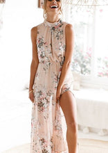 Load image into Gallery viewer, Floral Halter Dress
