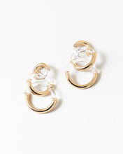 Load image into Gallery viewer, Lucite with Gold Earrings
