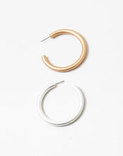 Load image into Gallery viewer, Matte Hoops
