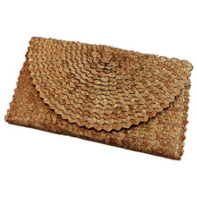 Load image into Gallery viewer, Natural Color Straw Clutch Purse

