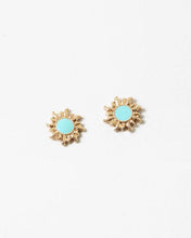 Load image into Gallery viewer, Gold with Blue Stud
